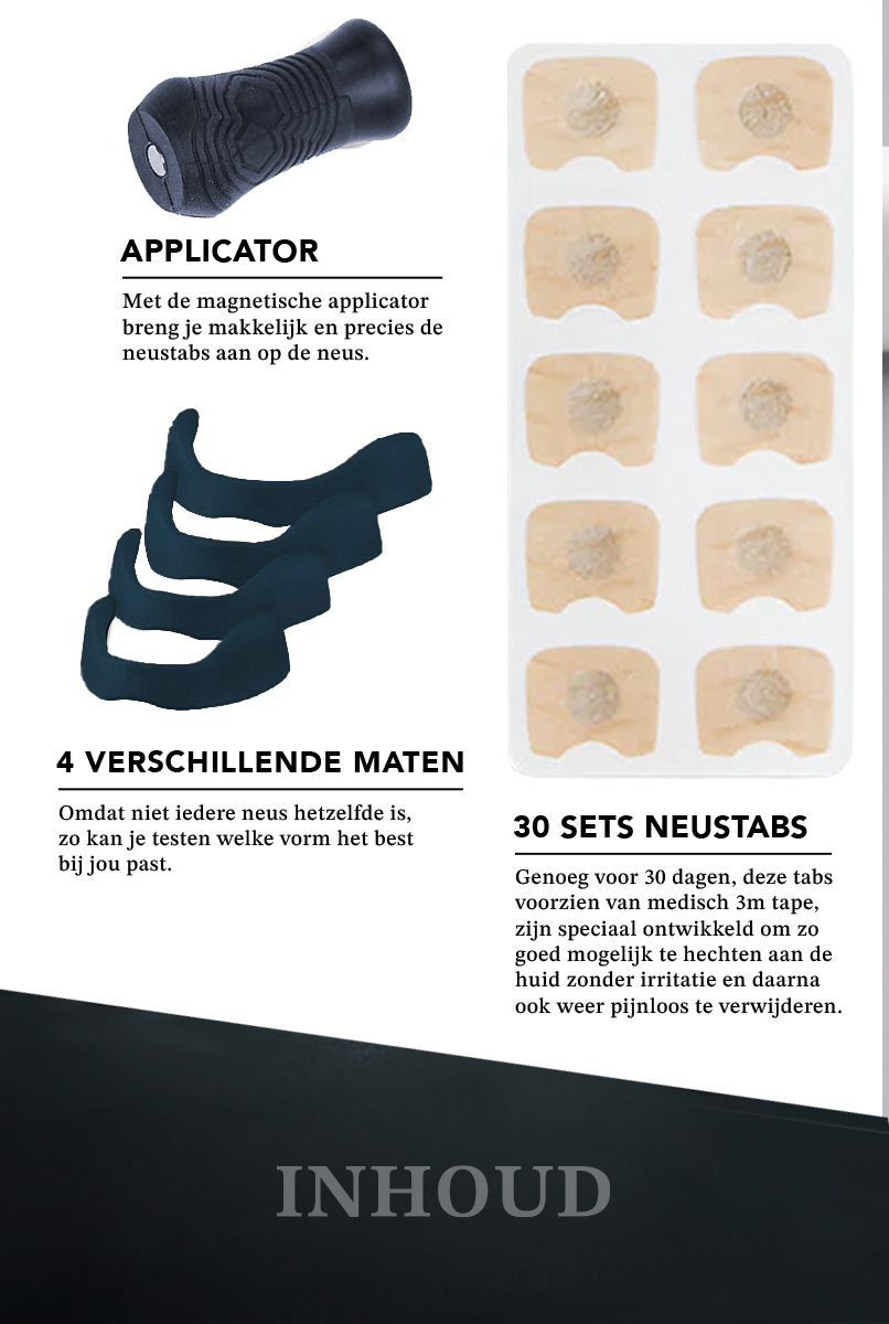 Magnetische Neusstrips Navy Blue