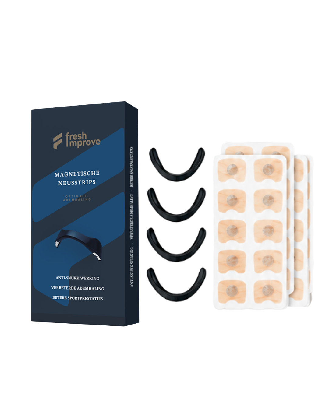 Magnetische Neusstrips - Sport & Sleep | Navy Blue